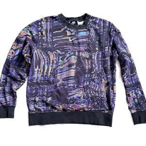 Retro Nike Multicolor Abstract Crewneck